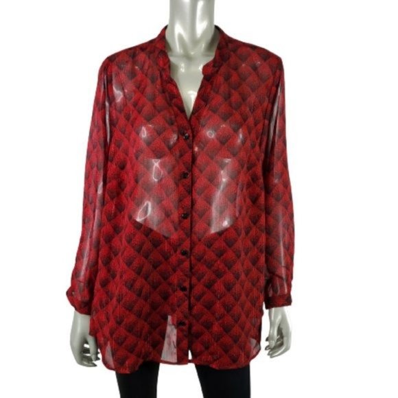 Catherines Womens Top Plus‎ Size 1X Petite - Picture 1 of 6